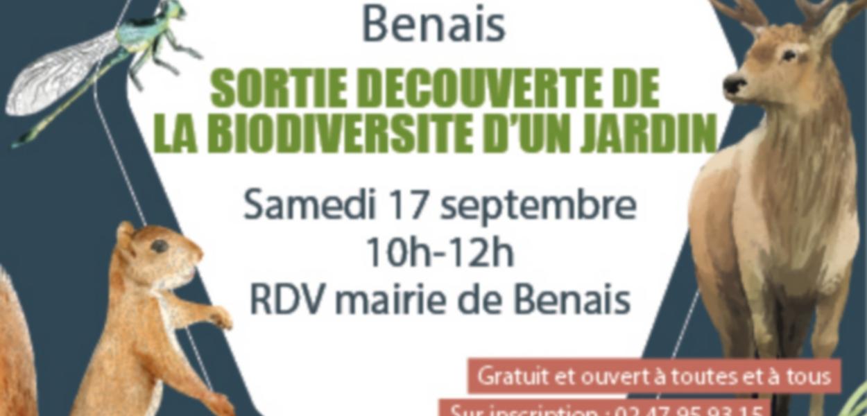 Défi biodiversité à Benais (37) : Visite de jardin et découverte de sa biodiversité