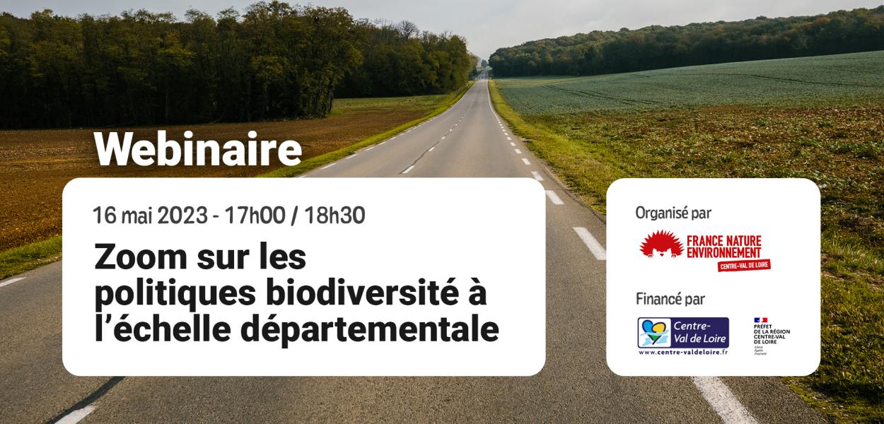 Zoom sur les politiques biodiversité à l’échelle départementale | FNE Centre-Val de Loire