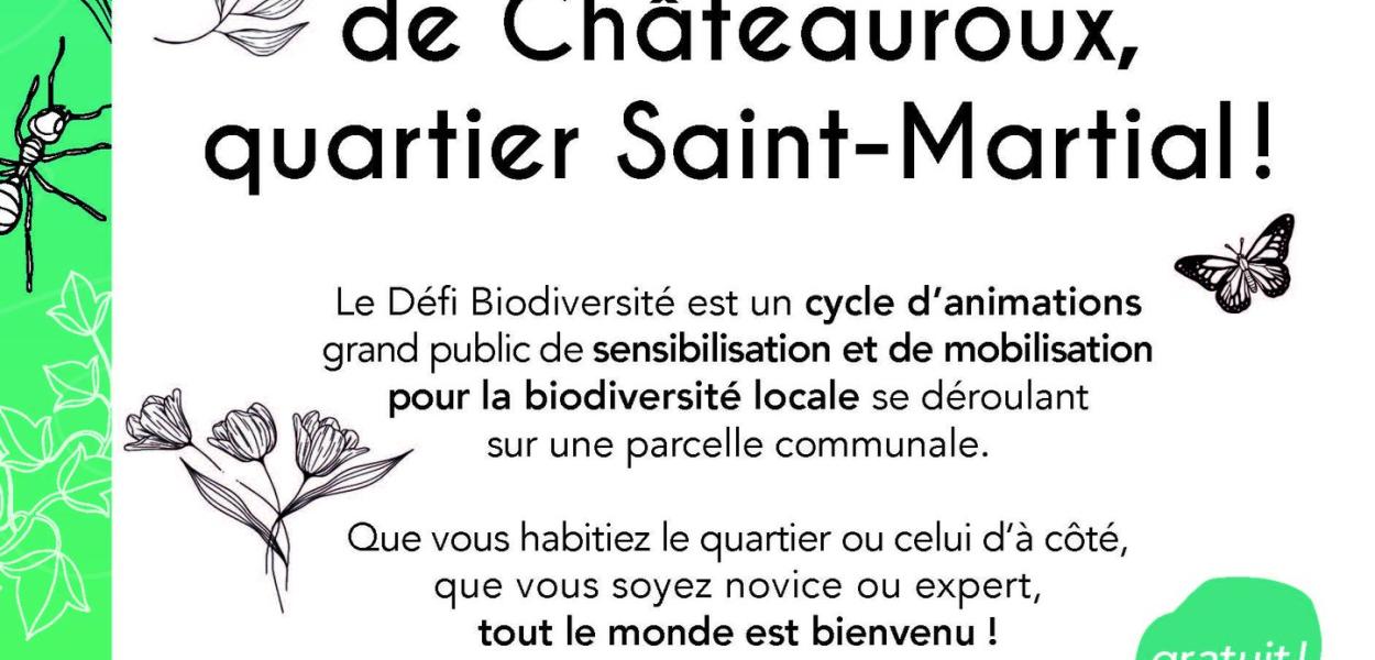 Défi citoyen pour la biodiversité à Châteauroux - Chantier participatif