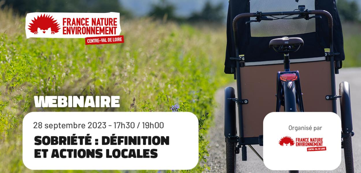 Sobriété : définition et actions locales | FNE Centre-Val de Loire