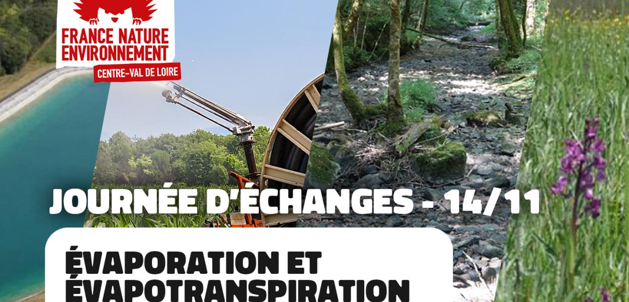 Évaporation et évapotranspiration en Centre-Val de Loire dans le contexte du changement climatique | FNE Centre-Val de Loire