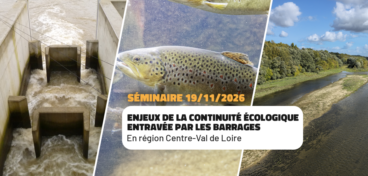 Séminaire : Continuité écologique entravée par les barrages en Centre-Val de Loire