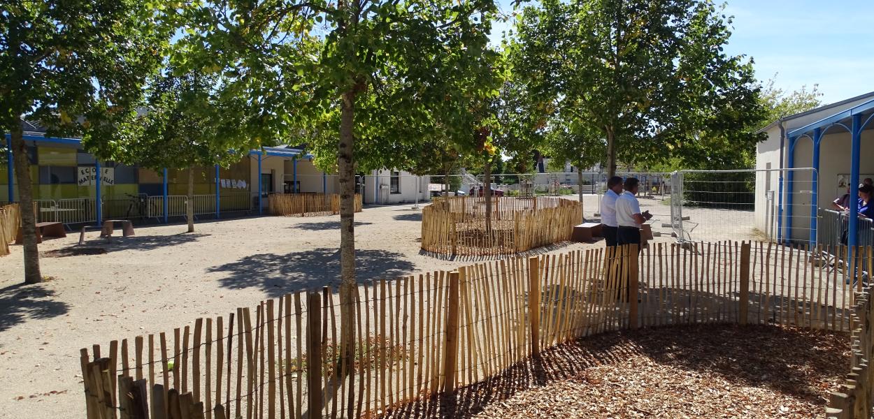 Cours d'écoles, des espaces à rafraîchir !