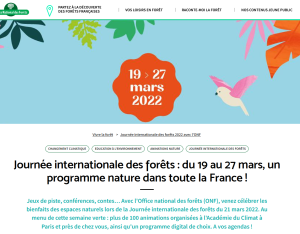 Journée internationale des forêts : 3 rendez-vous en Centre-Val de Loire