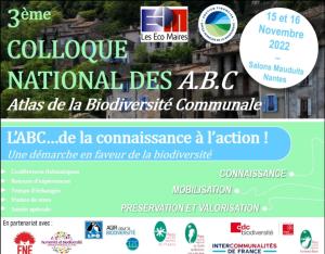 Colloque national des Atlas de la biodiversité Communale | EcoMaires et OFB