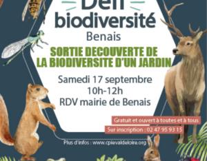 Défi biodiversité à Benais (37) : Visite de jardin et découverte de sa biodiversité