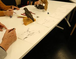 Atelier Dessinons au MOBE