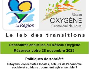 Politiques de sobriété. Citoyens, collectivités locales, acteurs de l’économie sociale et solidaire : comment agir ensemble ? / Région Centre-Val de Loire