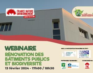 Rénovation des bâtiments publics et biodiversité | FNE Centre-Val de Loire