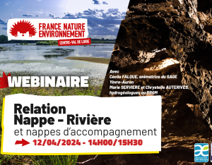 La relation nappe-rivière | FNE Centre-Val de Loire