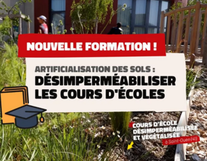 Renaturation des cours d'école | FNE Centre-Val de Loire