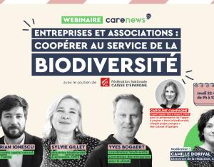 Webinaire – Entreprises et associations : coopérer au service de la biodiversité | CARENEWS