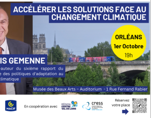 Rencontre avec François Gemenne : Accélérer les solutions face au changement climatique.
