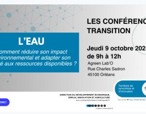 Les conférences Transition - La ressource en eau