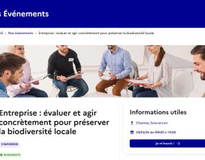 Entreprise : évaluer et agir concrètement pour préserver la biodiversité locale | Club des entreprises s'engagent 28