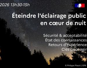 Eteindre l'éclairage en cœur de nuit | OFB