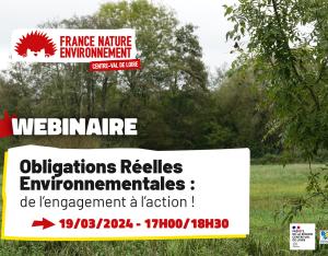 Obligations réelles environnementales - replay du 19/03/2024