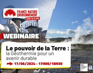 Géothermie et biodiversité - replay du 17/06/2024