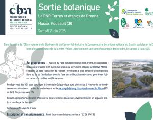 Sortie botanique à la RNR Terres et étangs de Brenne, Massé, Foucault (36)