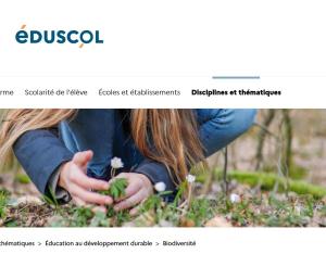 Ressources Eduscol pour la biodiversité