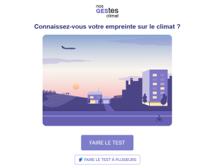 Simulateur "nos gestes climat"