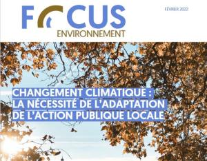 Changement climatique : la nécessité de l'adaptation de l'action publique locale