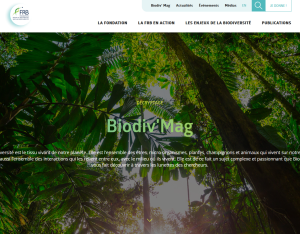 Biodiv'mag | Fondation pour la recherche sur la biodiversité