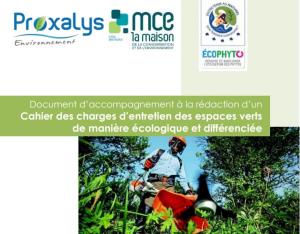 Document d’accompagnement à la rédaction d’un Cahier des charges d’entretien des espaces verts de manière écologique et différenciée