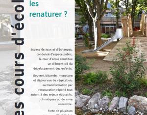 Les cours d'écoles, comment les renaturer ? | AURAV