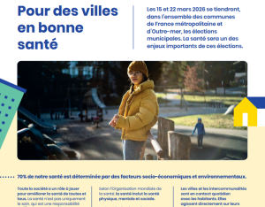 Plaidoyer Municipales "Pour des villes en bonne santé" | Réseau français Villes-santé