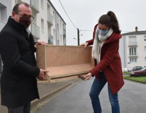 Pose de gîtes à chauves-souris par un bailleur social du Cher