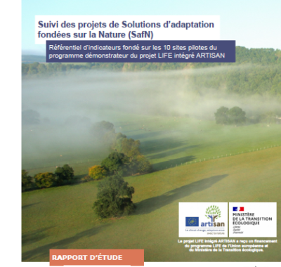 Suivi de projets de Solutions d’adaptation fondées sur la Nature (SafN) : Référentiel d’indicateurs