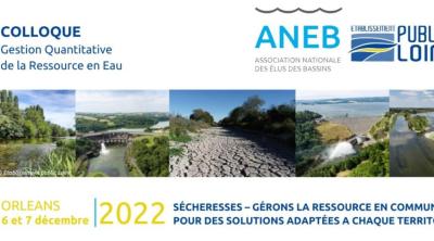 Colloque Gestion quantitative de la ressource en eau | ANEB - EPLoire