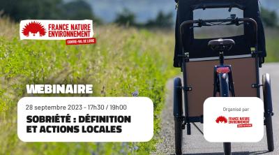 Sobriété : définition et actions locales | FNE Centre-Val de Loire