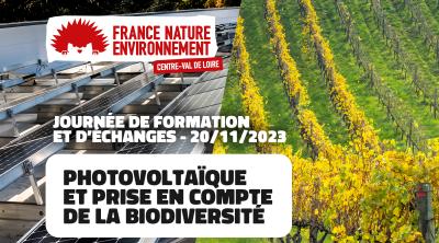 Photovoltaïque et prise en compte de la biodiversité | FNE Centre-Val de Loire