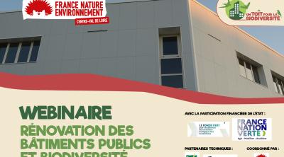 Rénovation des bâtiments publics et biodiversité | FNE Centre-Val de Loire