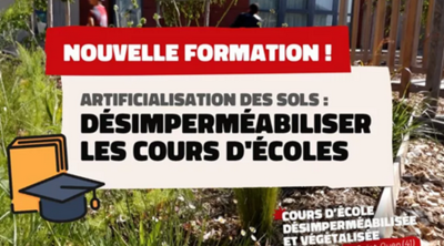 Renaturation des cours d'école | FNE Centre-Val de Loire