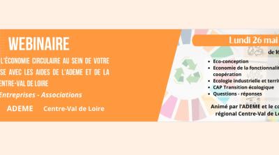Boostez l’économie circulaire au sein de votre entreprise avec les aides de l'ADEME et de la Région Centre-Val de Loire