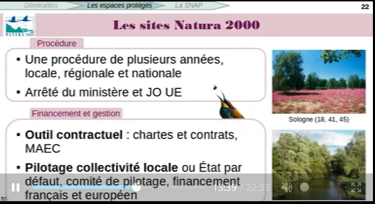 Les différents types d'espaces protégés (Sébastien Colas, DREAL CVL)