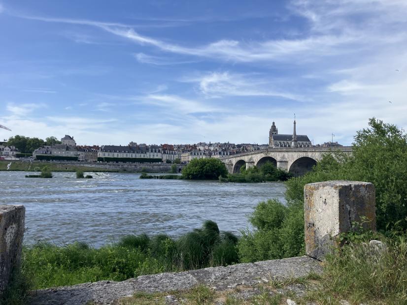 Vue depuis les berges de Loire © Sandrine LARRAMANDY