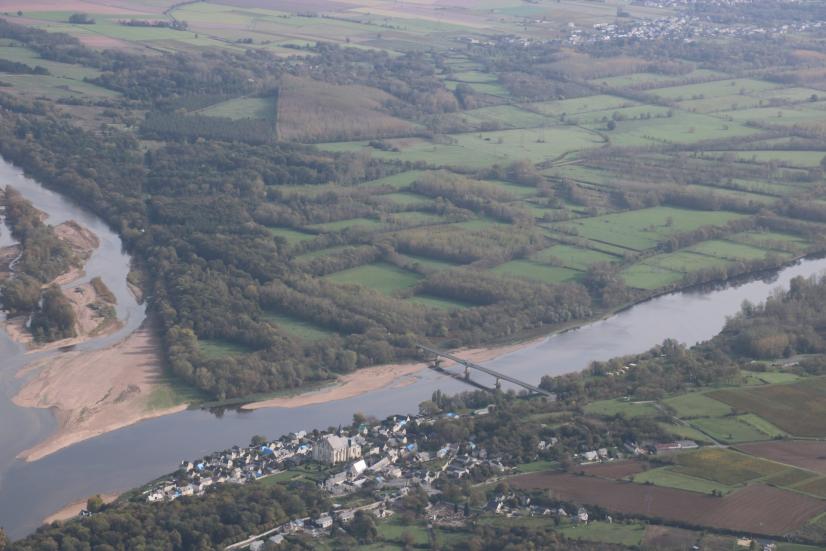 Bocage du Véron vue du ciel © CC Chinon Vienne et Loire