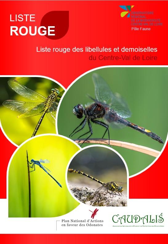 Couverture de la liste rouge odonates 2022