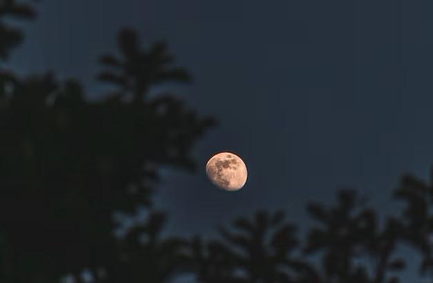 Lumière émise par la Lune