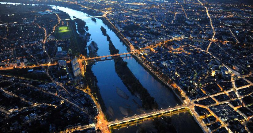 Orléans de nuit © Direction de l’Information et de la Communication du Département du Loiret
