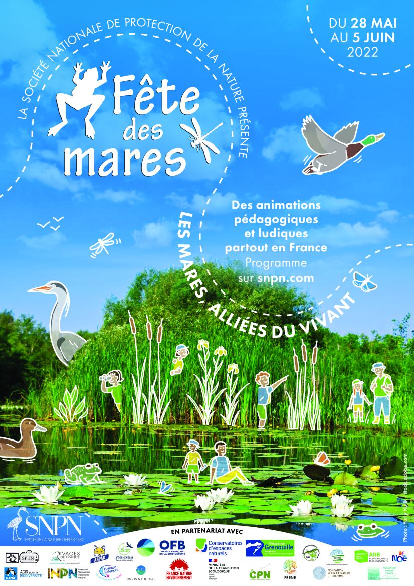 Affiche de la Fête des mares 2022