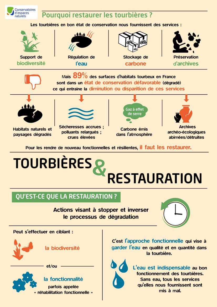 Infographie du Pôle-Relais Tourbières (extrait)