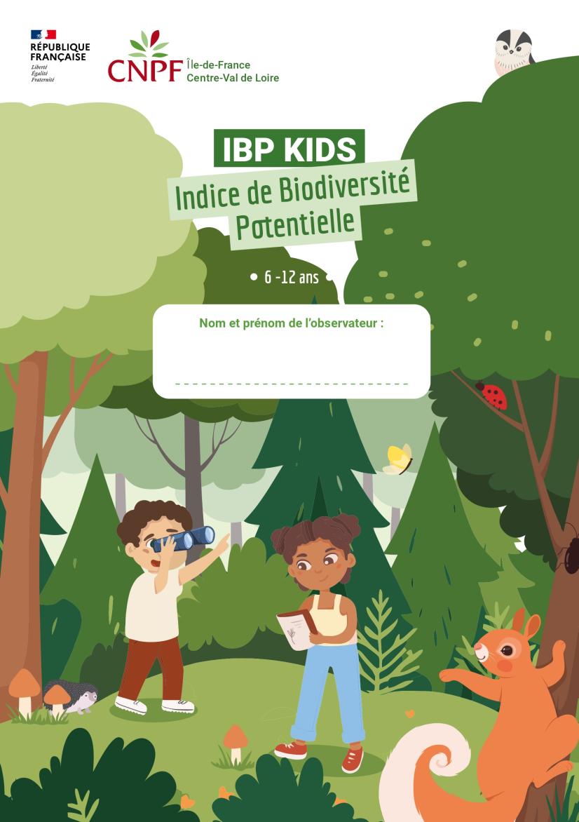 Carnet de terrain de l'IBP Kids © CNPF IFC