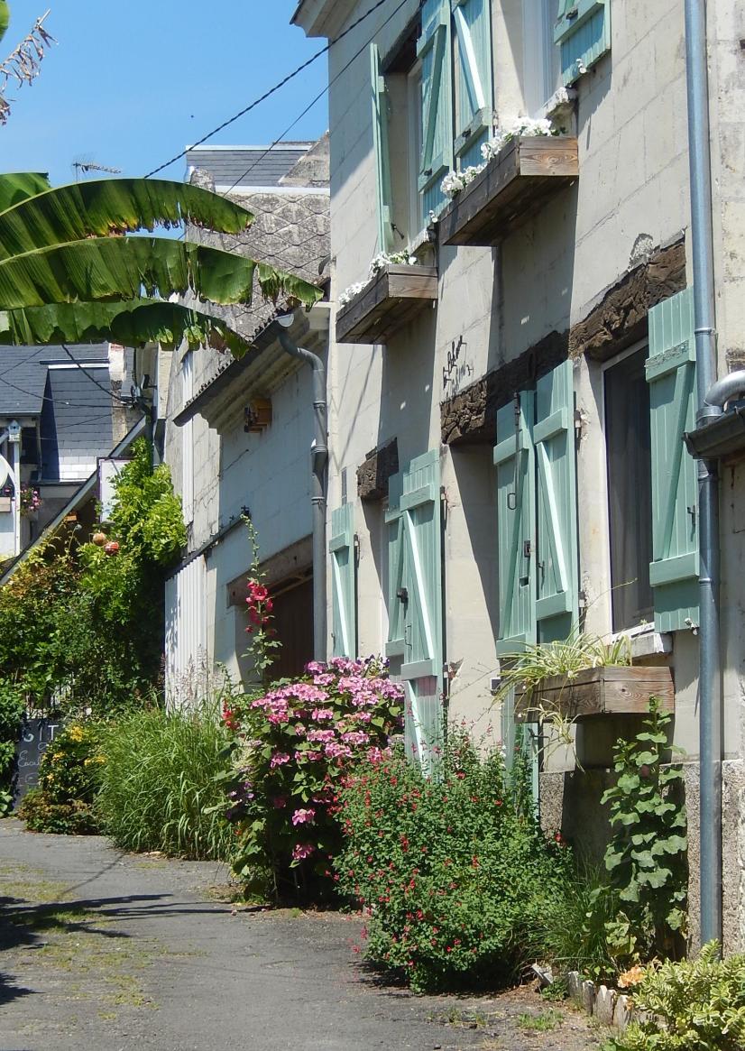 Végétalisation de village, Chouzé sur Loire © P.Larmande