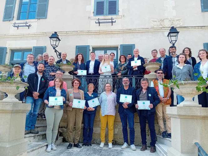 Les TEN lors de la cérémonie de remise de diplômes aux lauréats 2023 © ARB-CVL