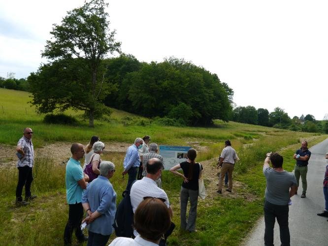 Visite du projet de renaturation de la Cisse à Mesland en 2021 © ARB-CVL